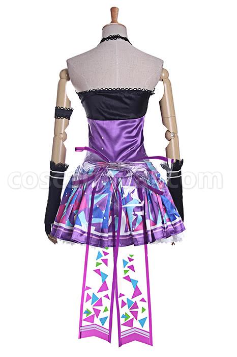 Love Live! Toujou Nozomi Purple Dress Cosplay Costume coscarnival