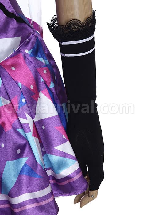 Love Live! Toujou Nozomi Purple Dress Cosplay Costume coscarnival
