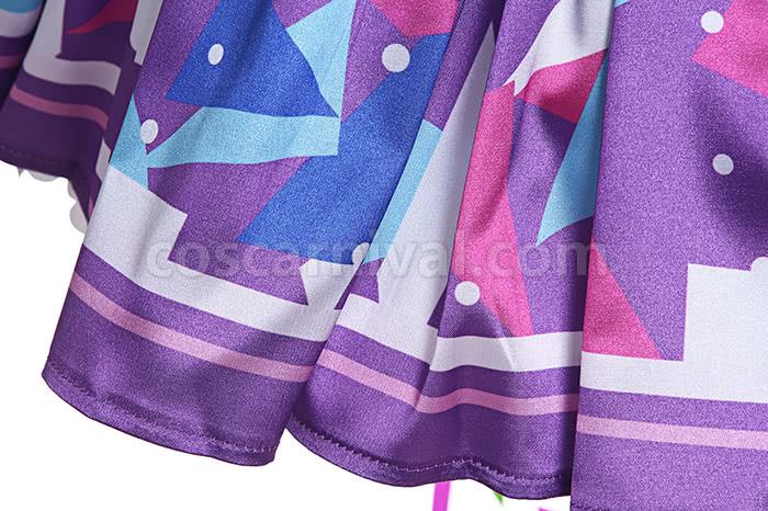 Love Live! Toujou Nozomi Purple Dress Cosplay Costume coscarnival