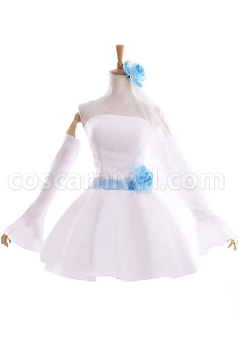 Love Live! Umi Sonoda White Little Formal Dress Bridesmaid Dresses Cosplay Costume coscarnival