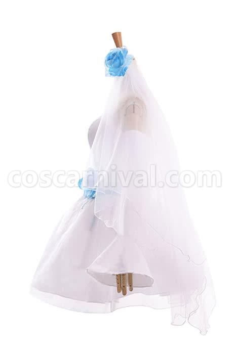 Love Live! Umi Sonoda White Little Formal Dress Bridesmaid Dresses Cosplay Costume coscarnival