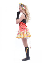 Honoka Kosaka cosplay costume from Love Live!, side view
