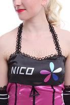 Nico cosplay costume from Tokyo Ghoul, collar detail