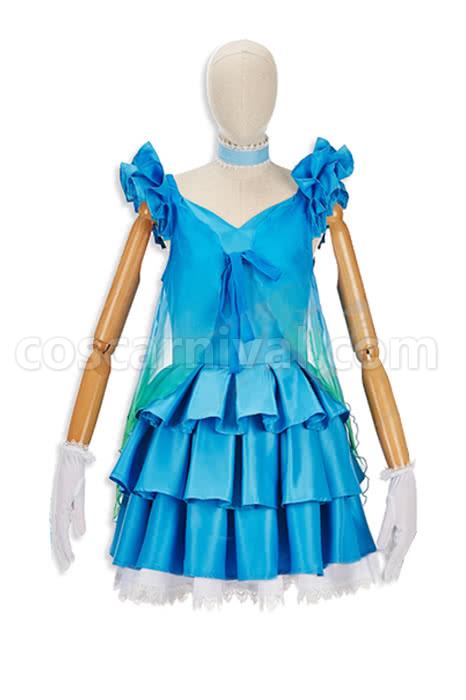 Love Live! Yume No Tobira Eli Ayase Blue Coaplay Dress Cosplay Costume coscarnival