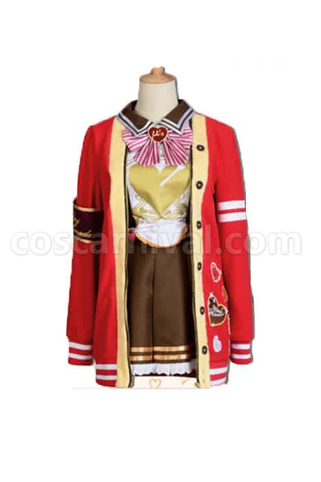LoveLive Valentine Day Sonoda Umi Short Dress Suit Cosplay Costume coscarnival