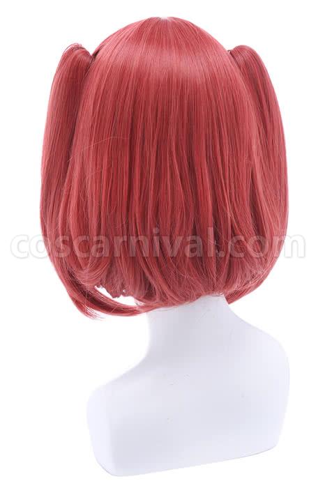 lovelivesunshine kurosawa ruby wigs medium red hair cosplay costume