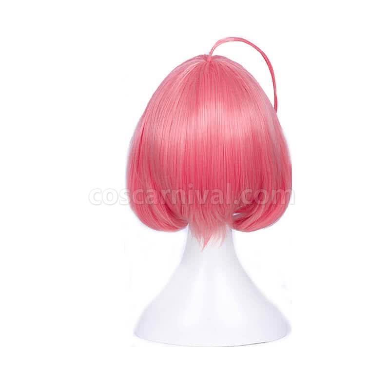 magical girl ore saki uno pink long woman synthetic wig anime cosplay