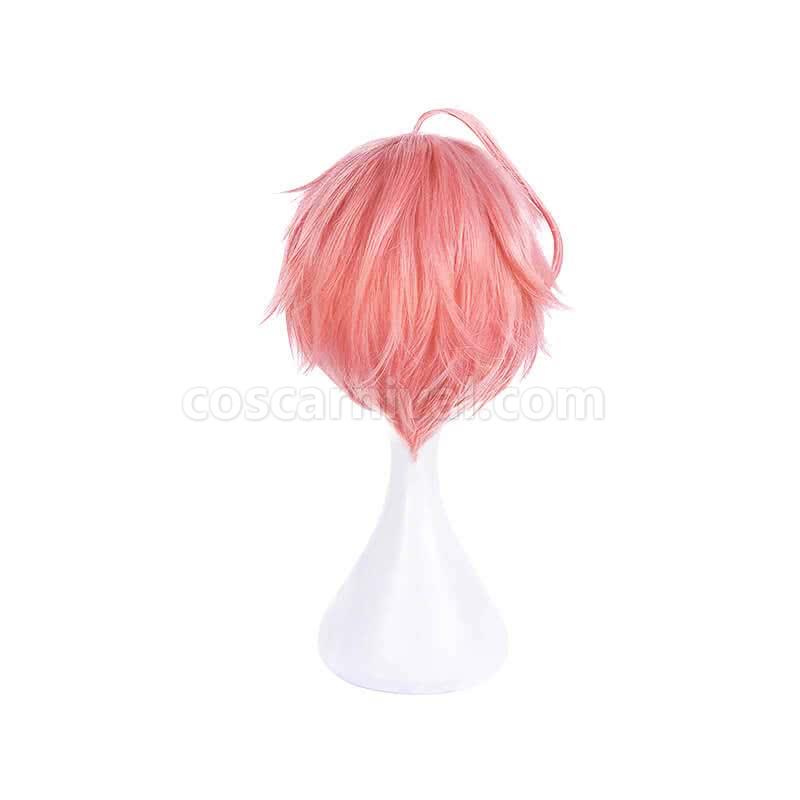 magical girl ore saki uno pink short synthetic wig anime costumes