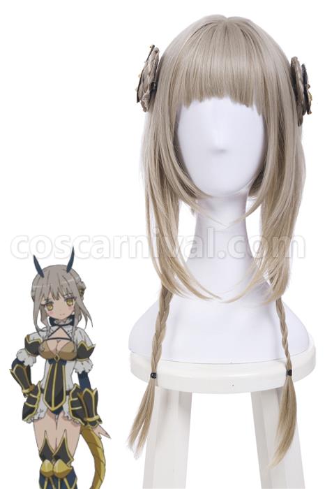 Magical Girl Raising Project La Pucelle Long Synthetic Flaxen Cosplay Costume coscarnival