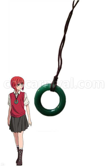 Maho Tsukai no Yome Chise Hatori Green Prop Necklaces Cosplay Costume coscarnival