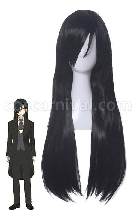 Miss Kobayashi Dragon Maid Fafnir Long Black Cosplay Costume coscarnival