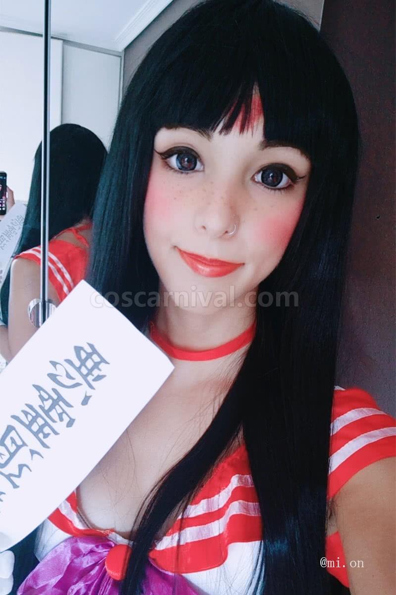 미스 코바야시 드래곤 메이드 Fafnir 롱 블랙 코스프레 의상 coscarnival