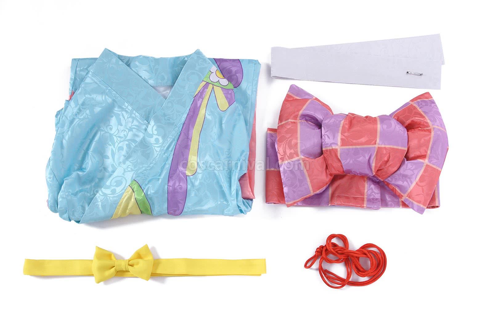 미스 코바야시 드래곤 메이드 칸나 고바야시 기모노 코스프레 의상 coscarnival