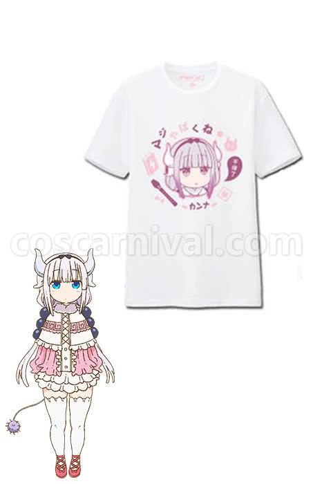 Miss Kobayashi Dragon Maid Kanna Kobayashi T-shirt Cosplay Costume coscarnival
