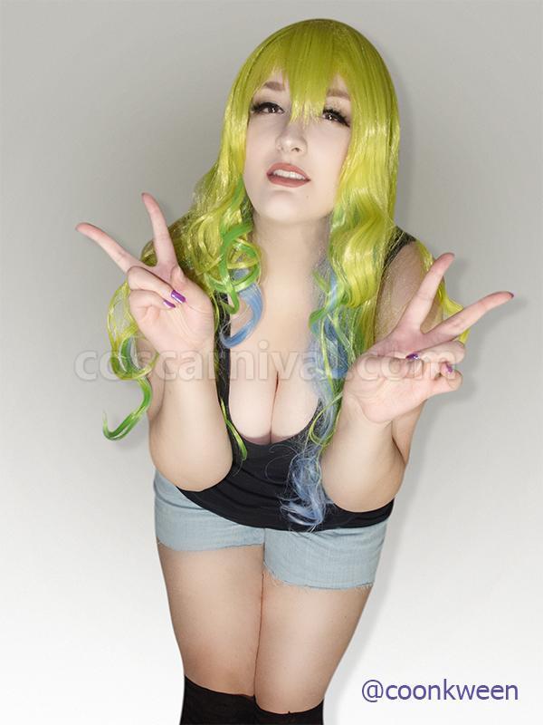Kobayashi cosplay costume, detail 1