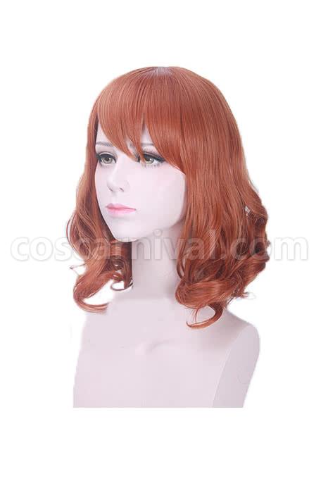 miss kobayashis dragon maid riko saikawa long orange wigs anime cosplay costumes