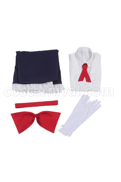 Kobayashi cosplay costume from Miss Kobayashi's Dragon Maid, top view