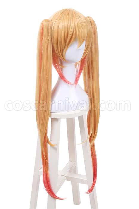 miss kobayashis dragon maid tohru long golden wigs costume