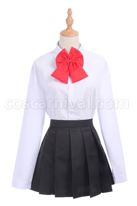 Movie Your Name Mitsuha Miyamizu Long Sleeves Cosplay Costume coscarnival