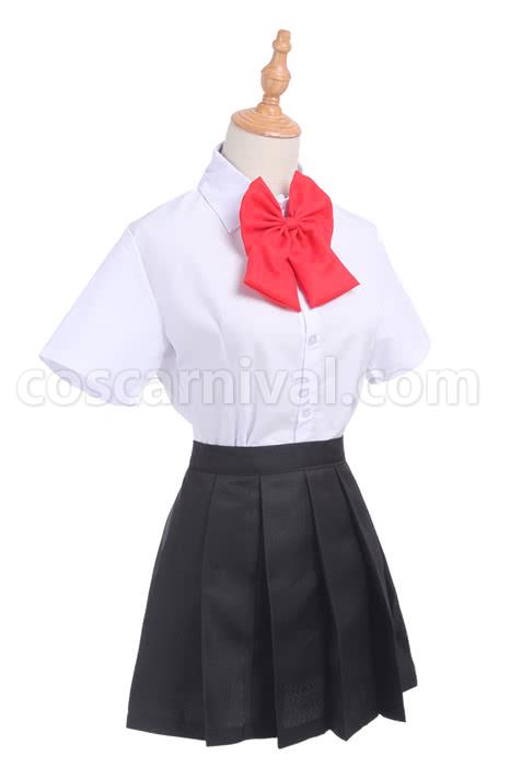 Movie Your Name Mitsuha Miyamizu School Uniforms Cosplay Costume coscarnival