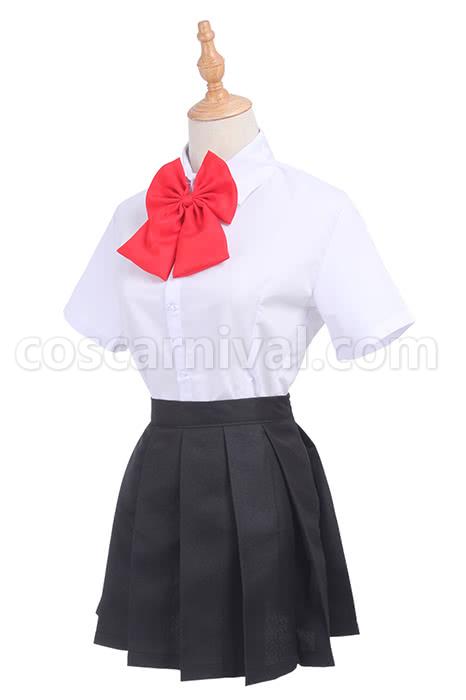 Movie Your Name Mitsuha Miyamizu School Uniforms Cosplay Costume coscarnival