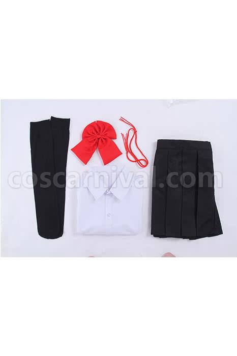 Movie Your Name Mitsuha Miyamizu School Uniforms Cosplay Costume coscarnival