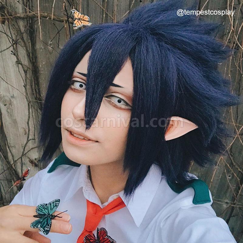 my hero academia amajiki tamakisuneater blue wigs custom costumes