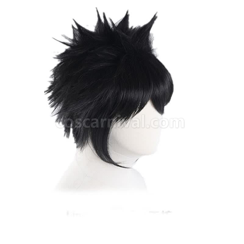 my hero academia dabi black short wigs costumes