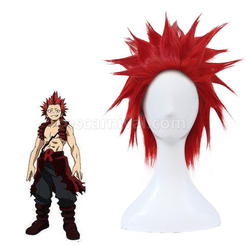 My Hero Academia Eijiro Kirishima Short Red Cosplay Costume coscarnival