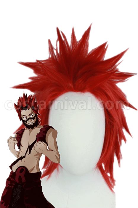 My Hero Academia Eijiro Kirishima Short Red Cosplay Costume coscarnival