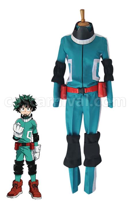 My Hero Academia Izuku Midoriya Battle Cosplay Costume coscarnival