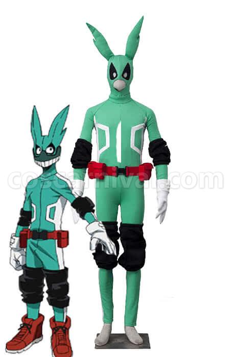 My Hero Academia Izuku Midoriya First Battle Cosplay Costume coscarnival