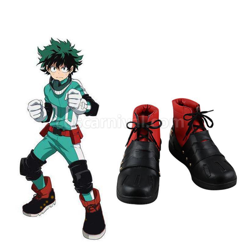 My Hero Academia Izuku Midoriya Cosplay Shoes coscarnival