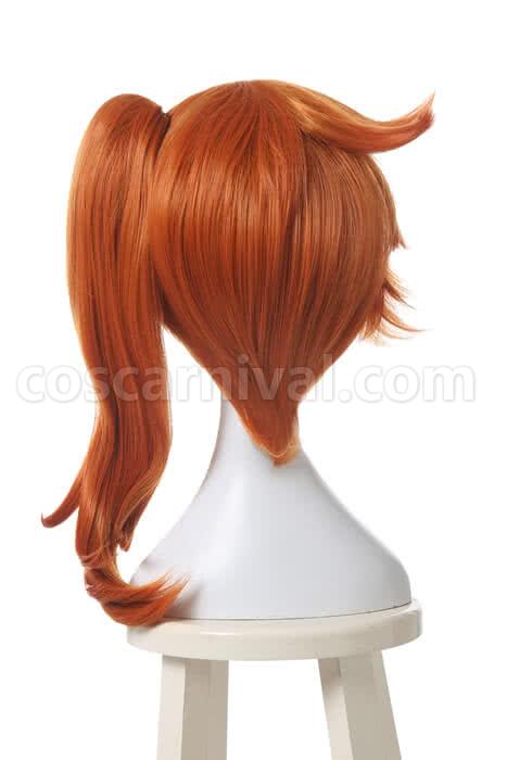 my hero academia kendo itsuka long orange wigs costumes