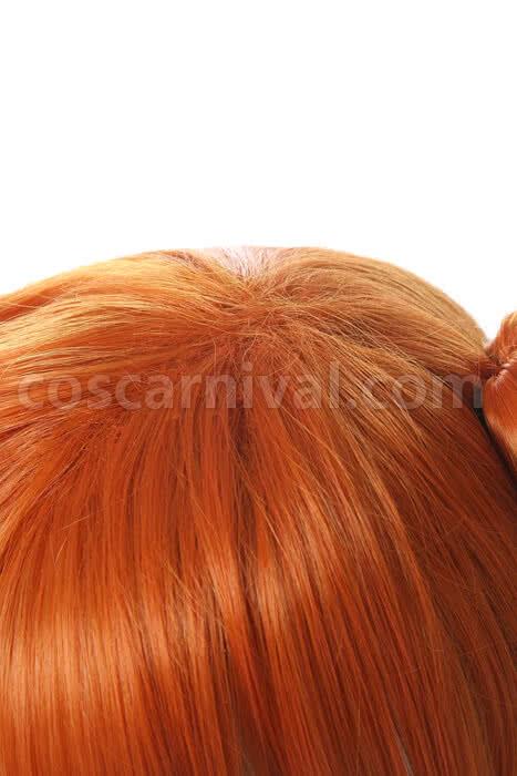 my hero academia kendo itsuka long orange wigs costumes