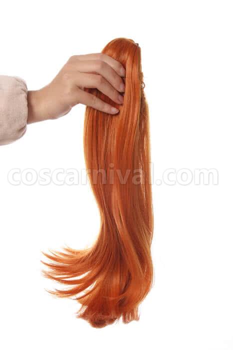 my hero academia kendo itsuka long orange wigs costumes