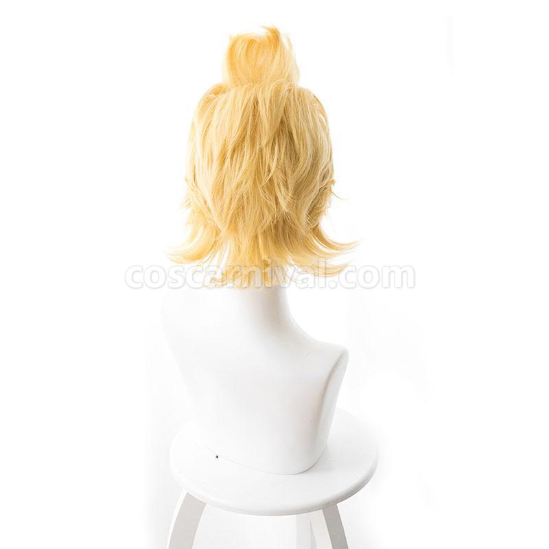 my hero academia million blonde short wigs cosplay costumes