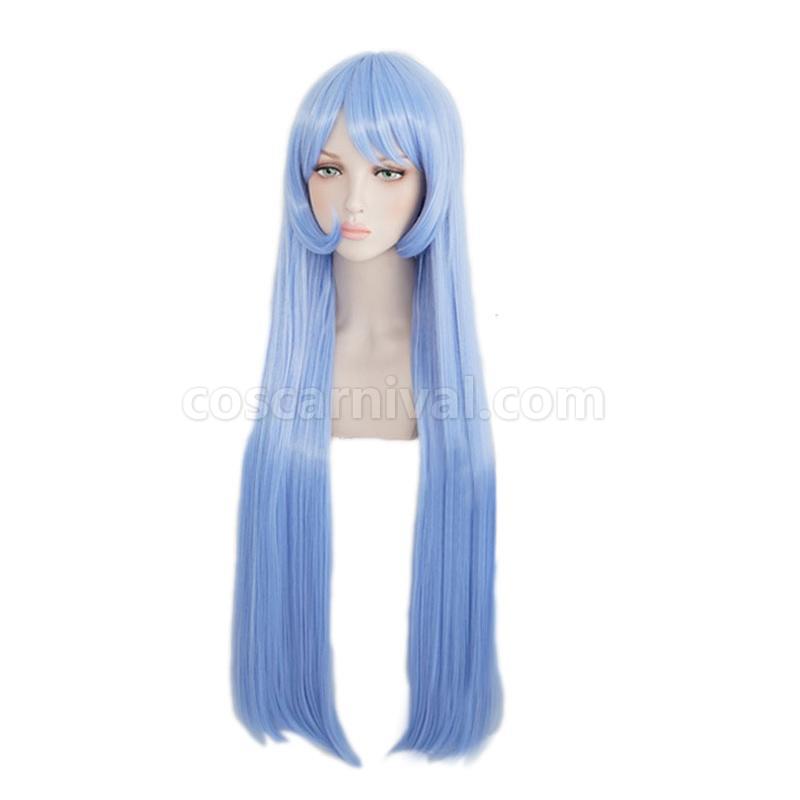 my hero academia nejire hado blue long wigs cosplay