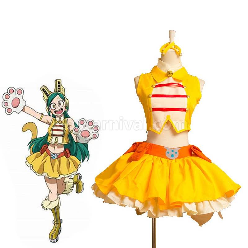 My Hero Academia PUSSY CAT Three Colors Cosplay Costume coscarnival