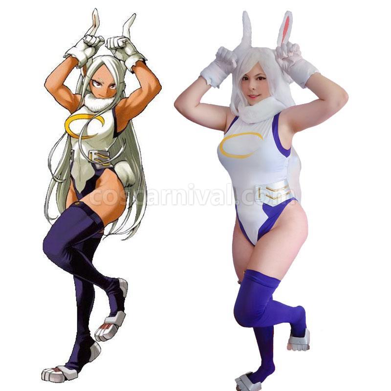 My Hero Academia Rabbit Hero Miruko JumpSuit Cosplay Costume coscarnival