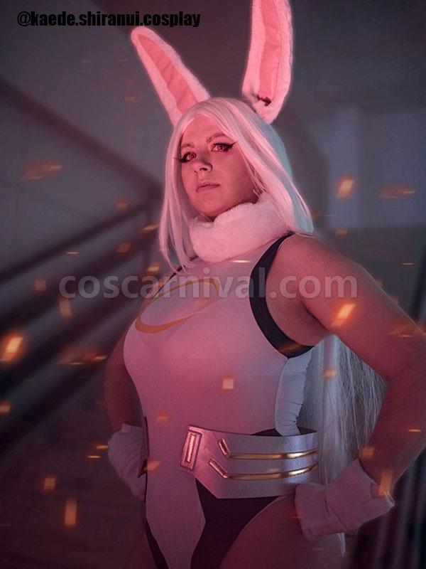 僕のヒーローアカデミア うさぎヒーロー ミルコ ジャンプスーツ コスプレ衣装 coscarnival