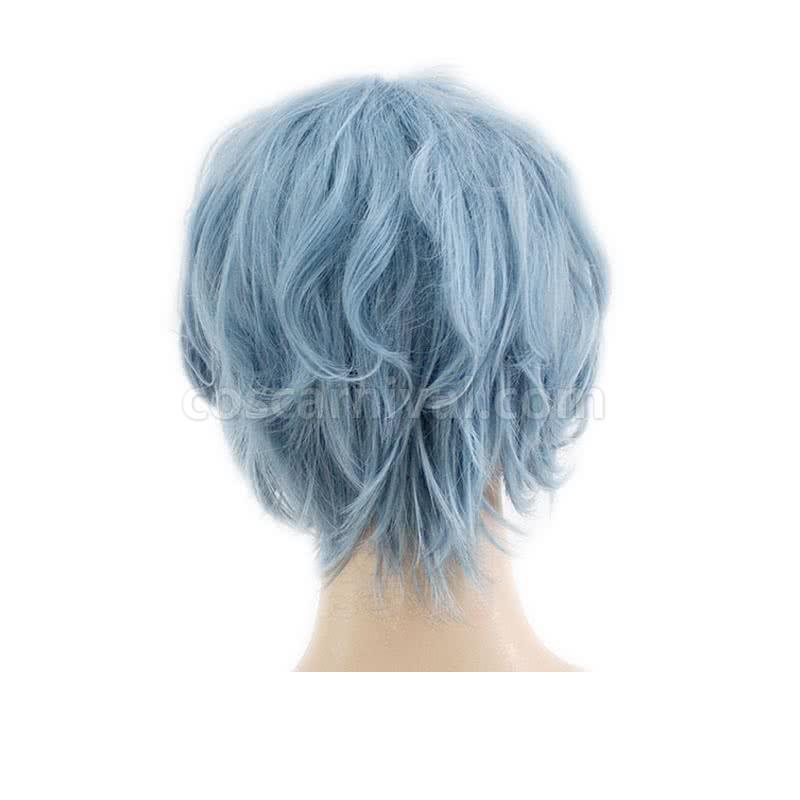 my hero academia shigaraki tomura blue short wigs cosplays