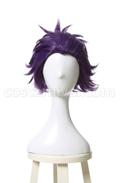 my hero academia shinsou hitoshi short purple wigs costumes