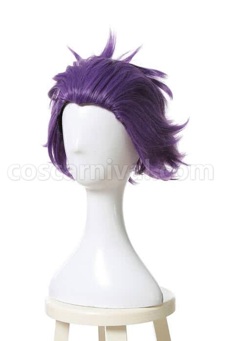 my hero academia shinsou hitoshi short purple wigs costumes
