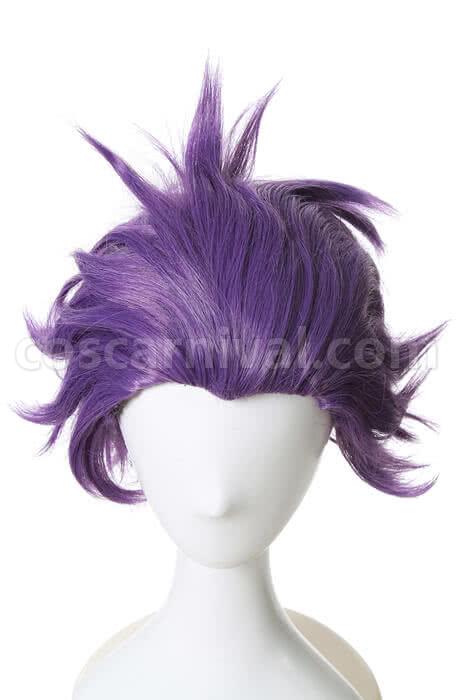 my hero academia shinsou hitoshi short purple wigs costumes