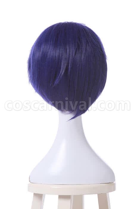 my hero academia tenya iida wigs synthetic dark blue short wigs cosplay costumes