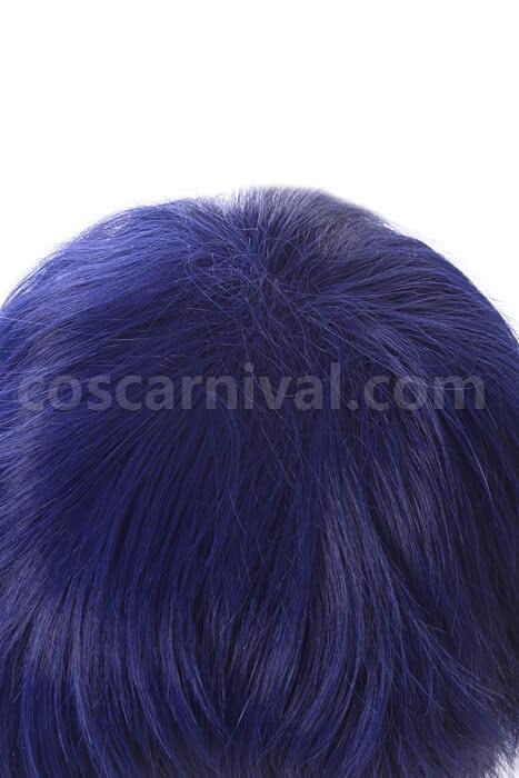 my hero academia tenya iida wigs synthetic dark blue short wigs cosplay costumes