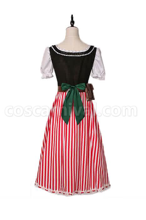 My Hero Academia Tsuyu Asui Beautiful Long Dress Cosplay Costume coscarnival