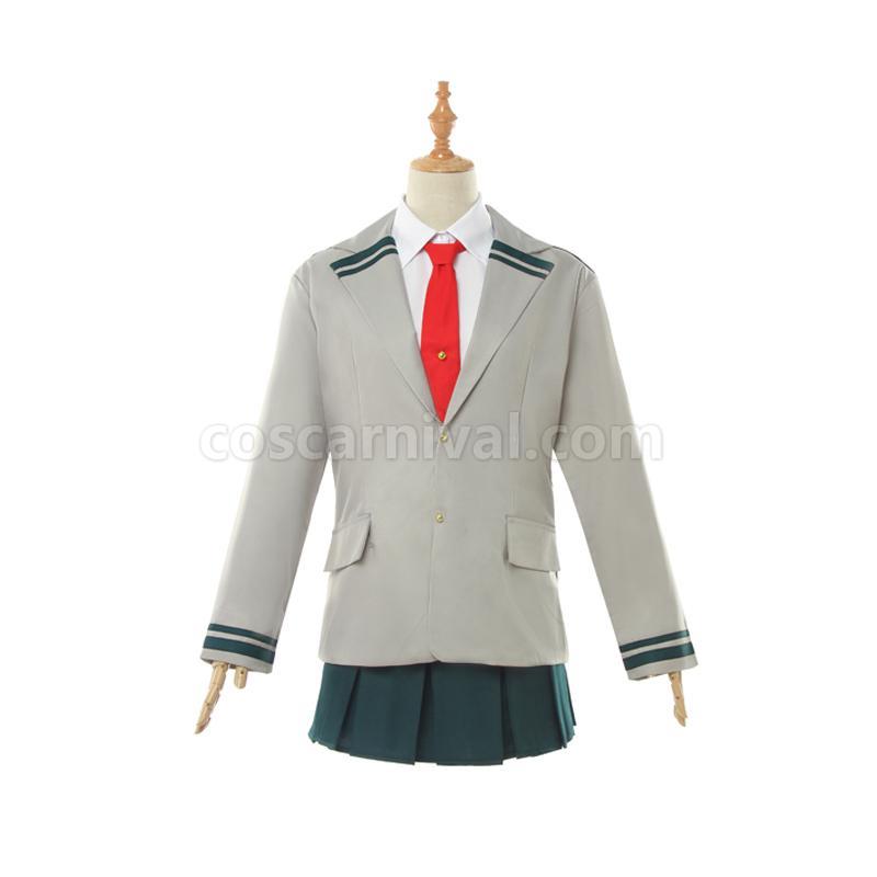 My Hero Academia Tsuyu Asui Students Uniforms Cosplay Costume coscarnival