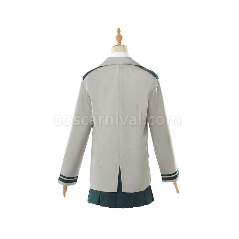 My Hero Academia Tsuyu Asui Students Uniforms Cosplay Costume coscarnival
